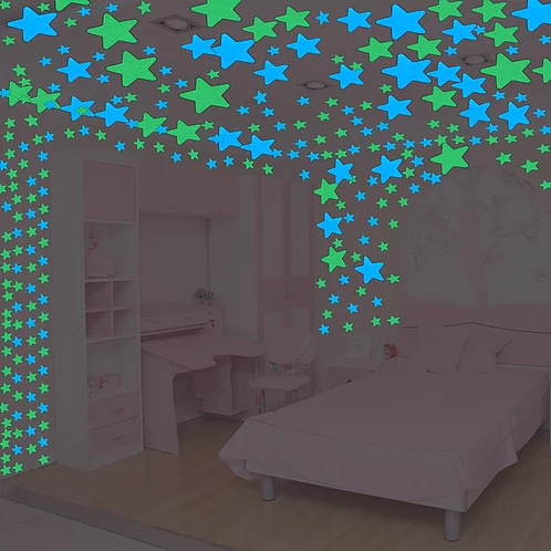 Wall stickers glow in the dark